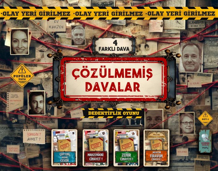 Çözülmemiş Davalar Kutulu Set 1