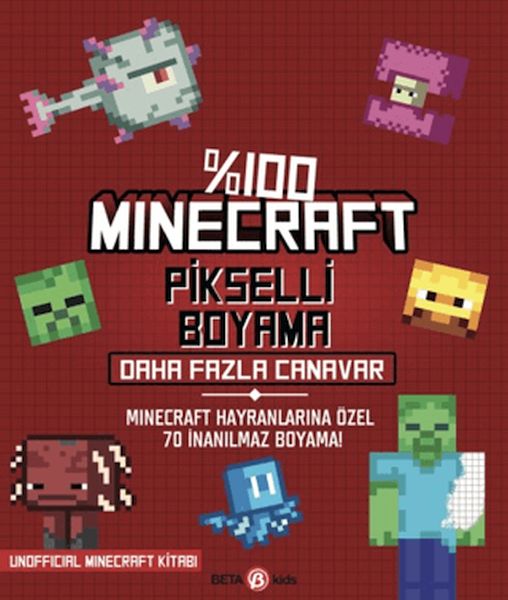 %100 Minecraft Pikselli Boyama - Daha Fazla Canavar