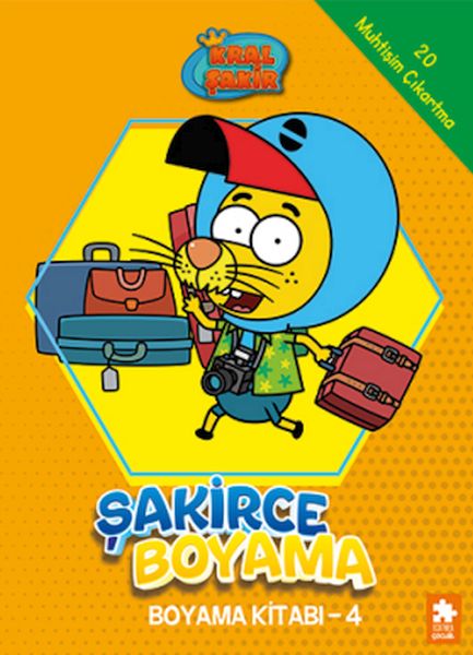 Kral Şakir Şakirce Boyama Kitabı - 4