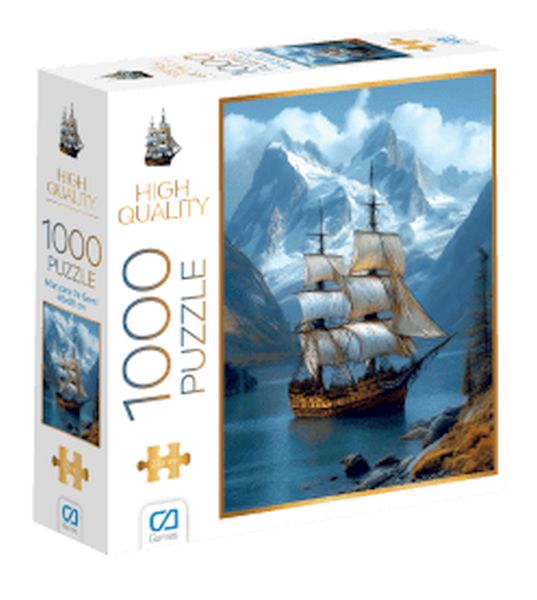 Manzara Ve Gemi Puzzle 1000