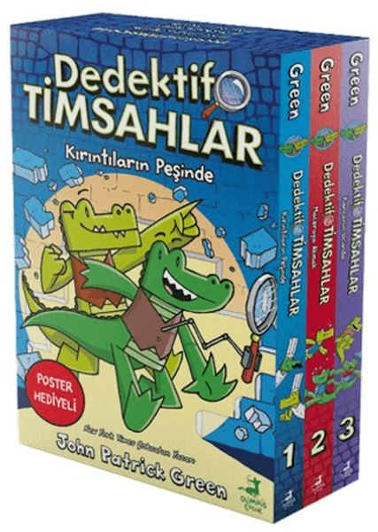 Dedektif Timsahlar 3 Kitaplık Kutulu Set (1-2-3)