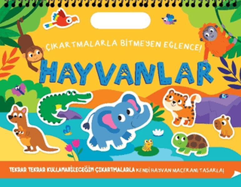 Çıkartmalarla Bitmeyen Eğlence - Hayvanlar