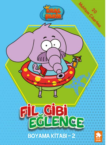 Kral Şakir Fil Gibi Eğlence Boyama Kitabı- 2