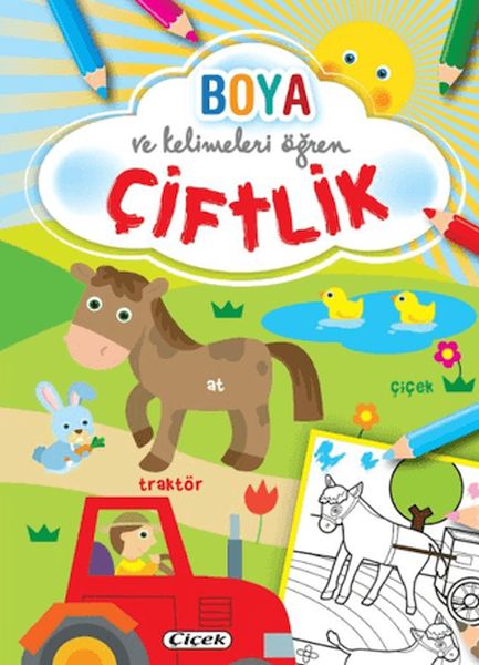 Boya ve Kelimeleri Öğren - Çiftlik