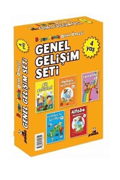 Okul Öncesi 4 Yaş Genel Gelişim Seti (5 Kitap)