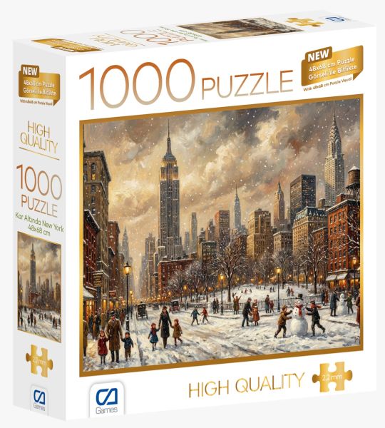 Kar Altında New York Puzzle 1000