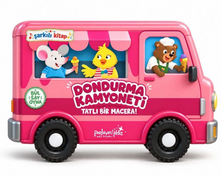 Tekerlekli Kitaplar Dondurma Kamyoneti