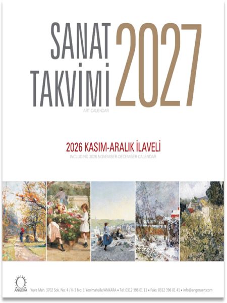 Sanat Takvimi 2027 Duvar Takvimi