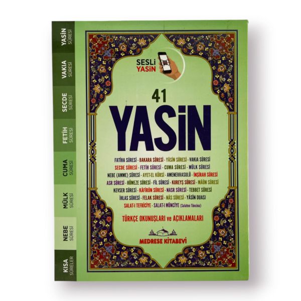 Türkçe Okunuşlu ve Mealli, Sesli 41Yasin-i Şerif (Çanta Boy)