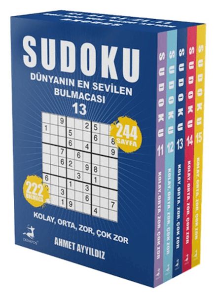 Sudoku Dünyanın En Sevilen Bulmacası 5 Kitap Set