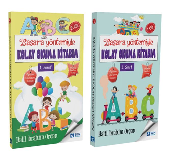 Basara Yöntemiyle Kolay Okuma Kitabım 1-2  Cilt  Set