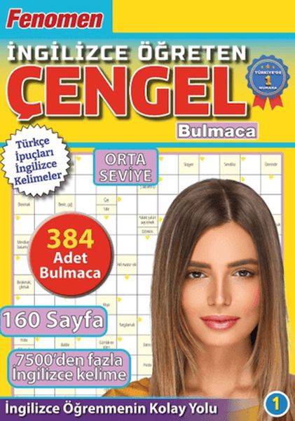 Fenomen İngilizce Öğreten Çengel Bulmaca Orta Seviye-1