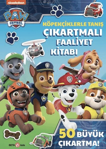 Paw Patrol - Köpekçiklerle Tanış Çıkartmalı Faaliyet Kitabı