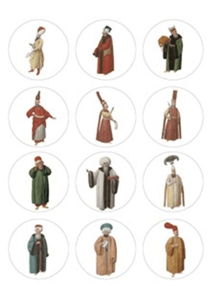 Osmanlılar Sticker (12'li)