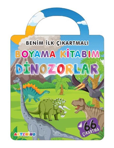 Benim İlk Çıkartmalı Boyama Kitabım - Dinozorlar